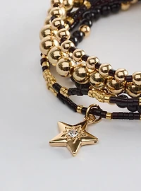 Celestial Beaded Stretch Bracelet