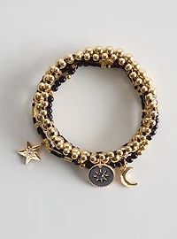 Celestial Beaded Stretch Bracelet