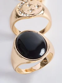 Celestial Heart Ring Set