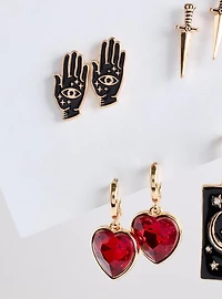 Celestial Heart Earring Set
