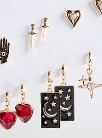Celestial Heart Earring Set
