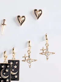 Celestial Heart Earring Set