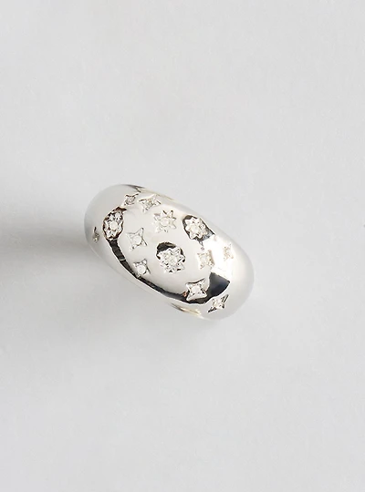 Star Pave Statement Ring