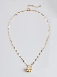 Heart Carabiner Necklace