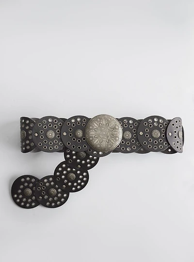 Medallion Buckle Belt