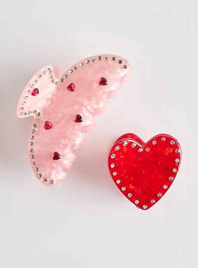 Heart Clip Set