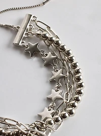 Star Pull Clasp Bracelet