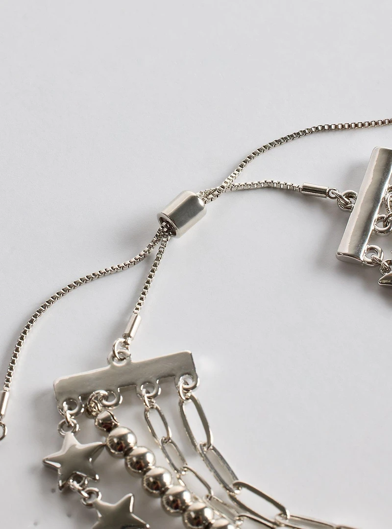 Star Pull Clasp Bracelet