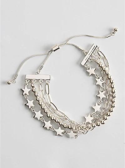 Star Pull Clasp Bracelet