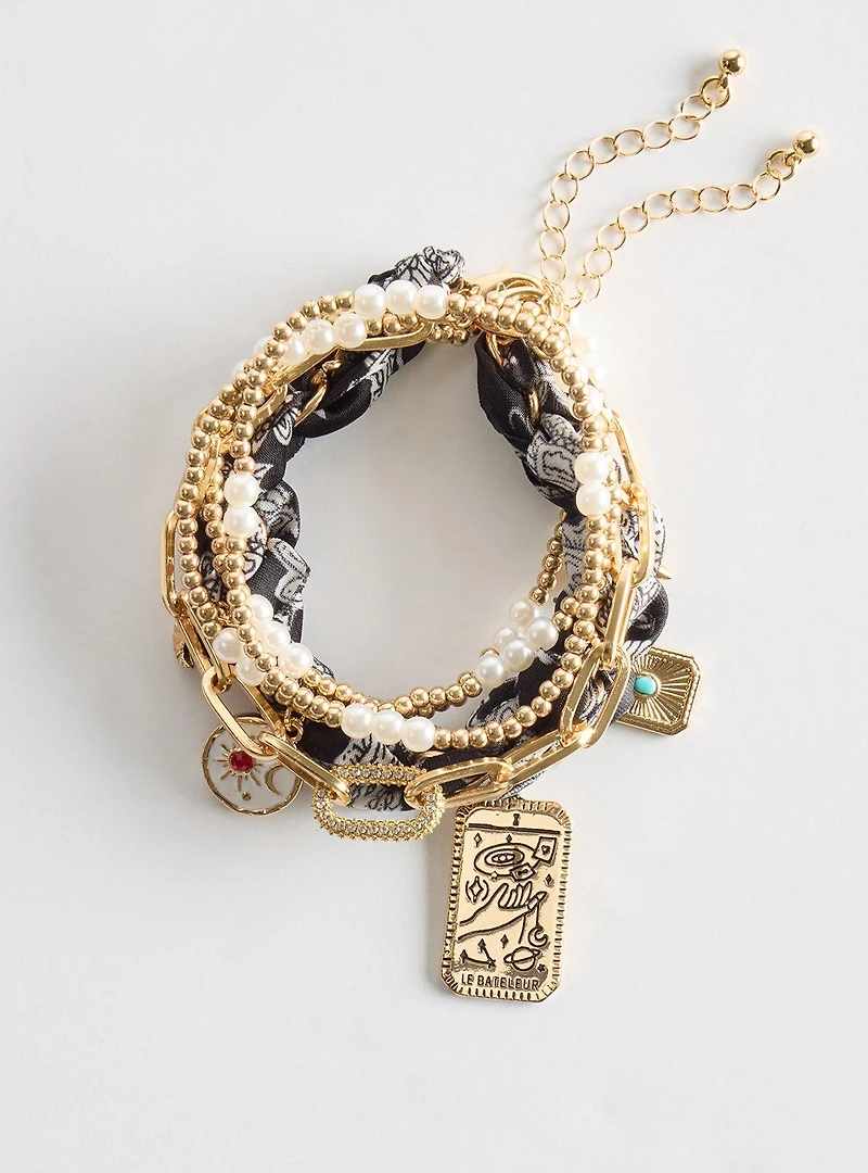 Scarf Celestial Charm Bracelet