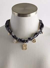 Scarf Celestial Charm Necklace