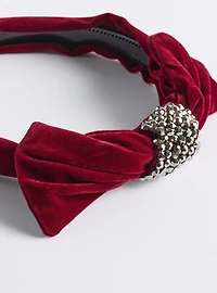 Beaded Bow Headband