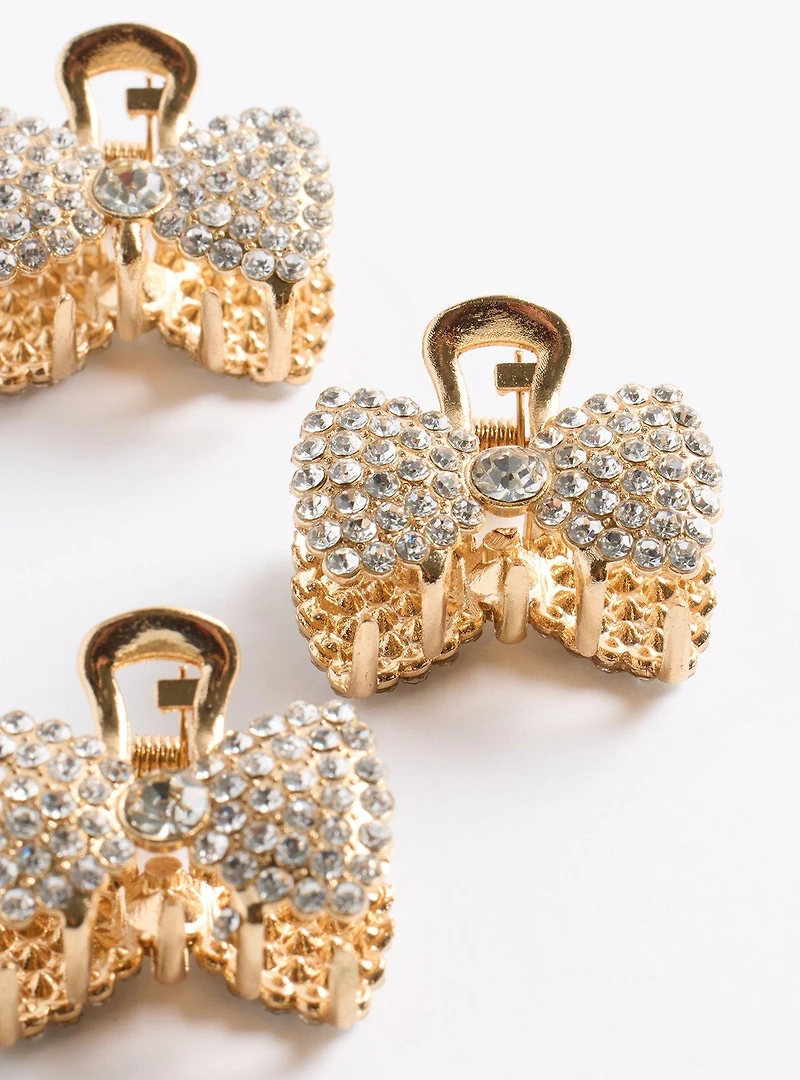 Rhinestone Mini Clip Set