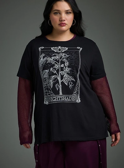 Nightfall Cotton Crew Graphic Tee