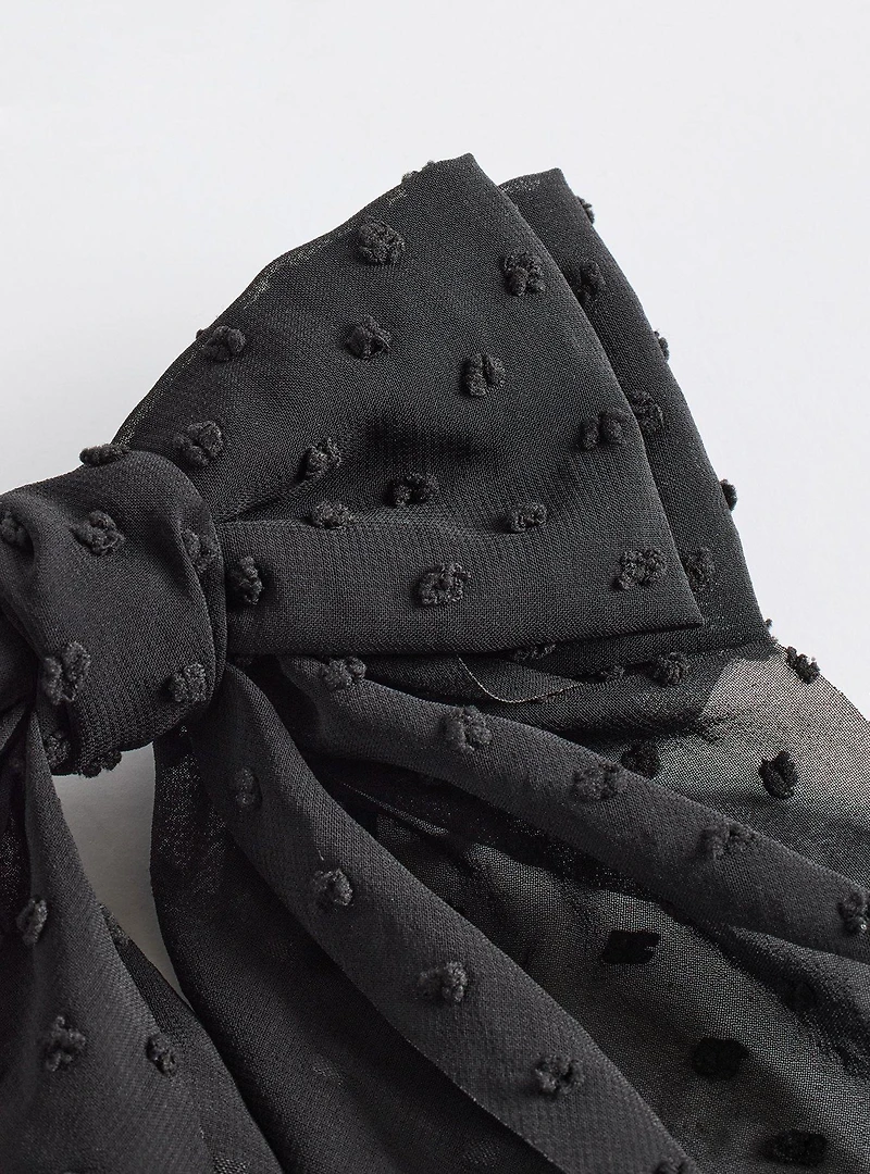 Oversized Bow Barette