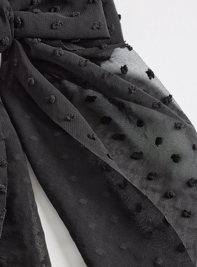 Oversized Bow Barette