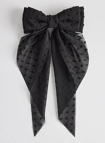 Oversized Bow Barette