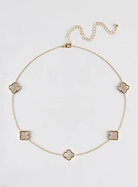 Clover Station Necklace