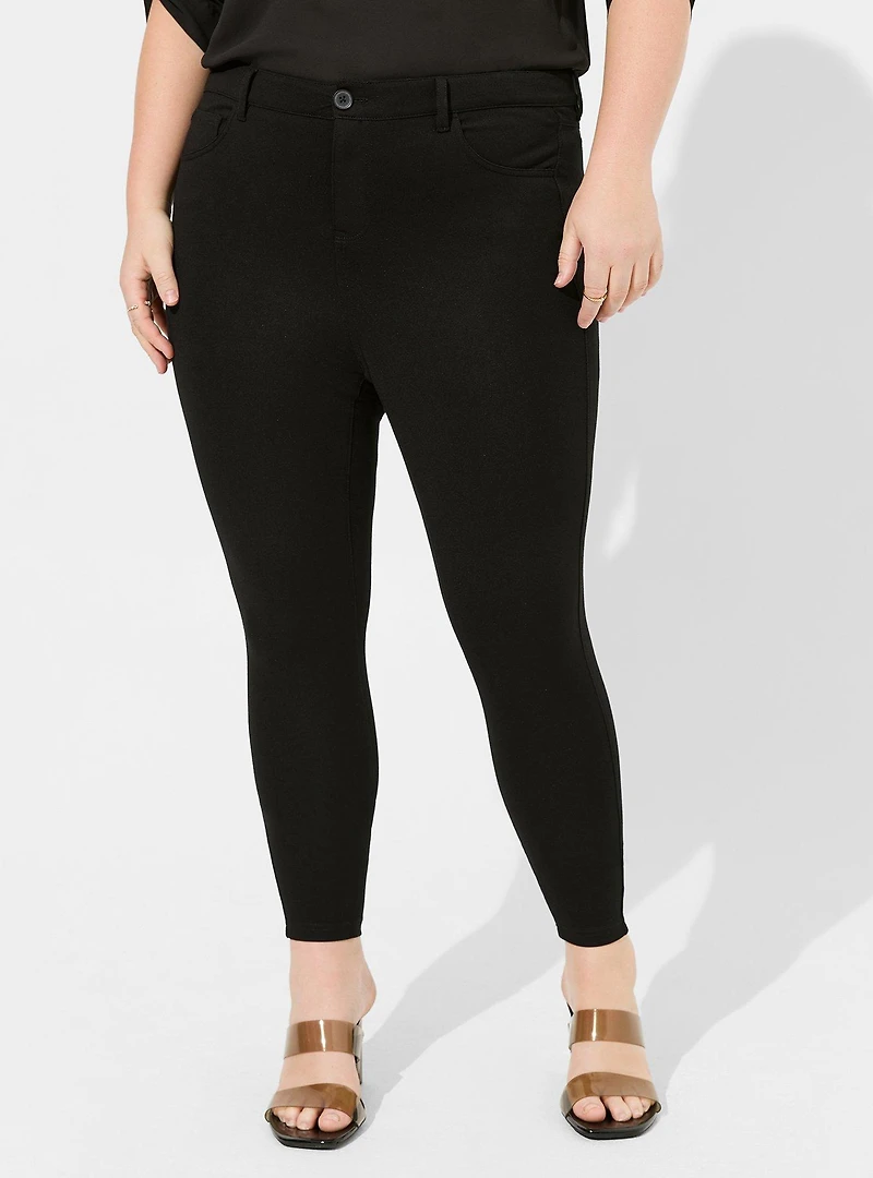 Skinny Studio Luxe Ponte Mid-Rise Pant
