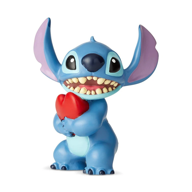 Disney Lilo & Stitch Mini Stitch with Heart Statue