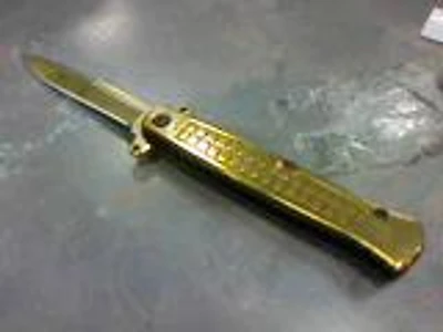 Gold Stiletto AO Pocket Knife
