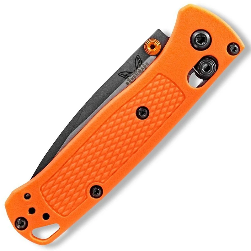 Benchmade Mini Bugout Folding Knife AXIS Lock Orange Grivory [2.82" Satin S30V] 533
