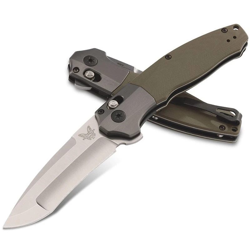 Benchmade Vector Folding Knife AXIS Assisted OD Green G-10 [3.60" Satin 20CV] 496