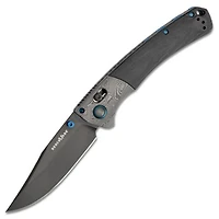 Benchmade Crooked River Folding Knife AXIS Lock Black Carbon Fiber [4.0" Black 20CV] 15080BK-191
