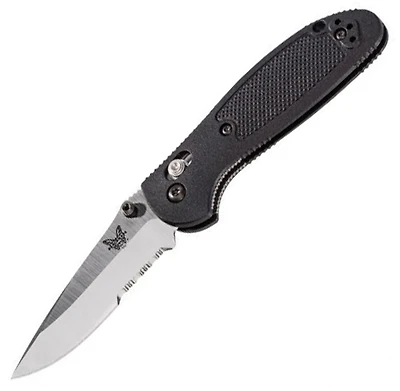 Benchmade Mini Griptilian Pardue Folding Knife AXIS Lock Black Nylon [2.91" Satin S30V] 556S-S30V