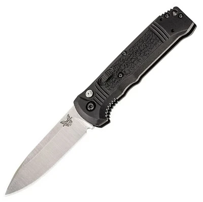 Benchmade Casbah Automatic Plunge Lock Black Grivory [3.40" Satin S30V] 4400
