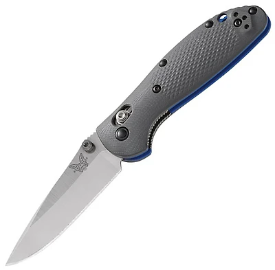 Benchmade Mini Griptilian Pardue Folding Knife AXIS Lock Gray G-10 [2.91" Satin 20CV] -1