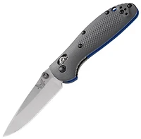 Benchmade Mini Griptilian Pardue Folding Knife AXIS Lock Gray G-10 [2.91" Satin 20CV] -1