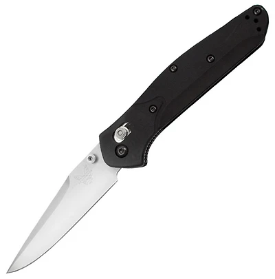 Benchmade 943 Osborne Folding Knife AXIS Lock Black Aluminum [3.40" Satin S30V] 943