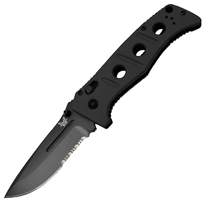 Benchmade Adamas Sibert Folding Knife AXIS Lock Black G-10 [3.82" Black D2] 275SBK