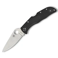 Spyderco Endela Lightweight Folding Knife Lockback Black FRN [3.41" Satin VG-10] C243PBK