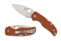 Spyderco Sprint run Native 5 Folding Knife Lockback Orange G-10 [3.00" Satin REX 45] C41GPBORE