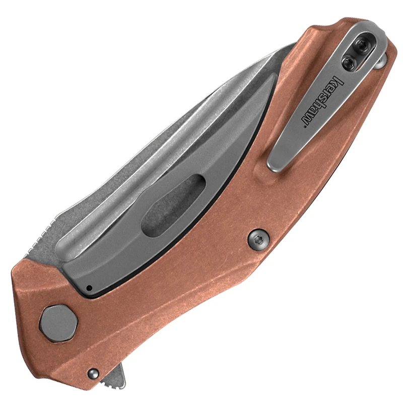 Kershaw Natrix Spring Assisted Knife Copper [3.25" Stonewash D2] 7007CU