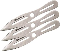 S&W Bullseye Throwing Blade Knifes 3pc Set [10.00" Plain Gray]