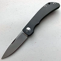 CRK Impinda Manual Knife [3.13" Plain Stonewash] Drop Point