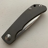 CRK Impinda Manual Knife [3.13" Plain Stonewash] Drop Point