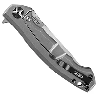 Zero Tolerance 0452 Manual Knife Frame Lock Black Carbon Fiber [4.10"  Plain Stonewash] Drop Point 0452CF