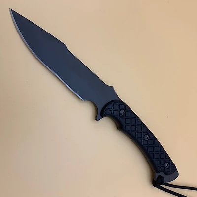 Spartan Knives Horkos Fixed Blade Knife Black Micarta [5.875" Black S30V] Clip Point SB4BKBKNLBK