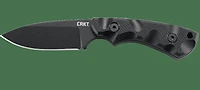 CRKT SIWI Fixed Blade Knife Black G-10 [3.34" Black Sk-5] Drop Point 2082