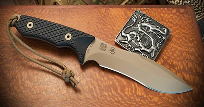 Spartan Knives Ronin Shinto Fixed Blade Knife Black G-10 [5.75" Bronze S35VN] Recurve SB47DEBKKYTNK