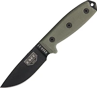 ESEE 3 Fixed Blade Knife G-10 Black [3.875" Plain Black]Drop Point 3MIL-P-BLK