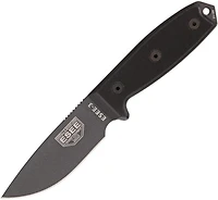 ESEE 3 Fixed Blade Knife Black G-10 [3.875" Plain Gray] Drop PointA 17704