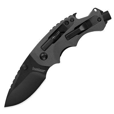 Kershaw Shuffle DIY Folding Knife Black GFN [2.375" Acid Stonewashed 8Cr13MoV] 8720