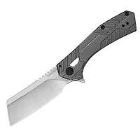 Kershaw Static Ball Bearing Folding Knife Gray Stainless Steel [2.80" Satin 8Cr13MoV] Sheepsfoot 3445