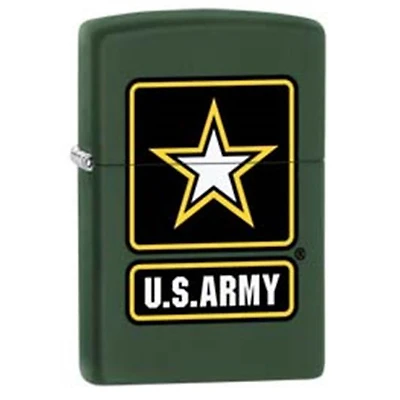 U.S. Army Logo (GREEN) Zippo