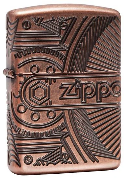 Copper Gear Armor 360 Zippo